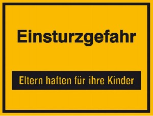 Einturzgefahr Die Verschleierungstaktik der <br/>Julia Klöckner droht einzustürzen!